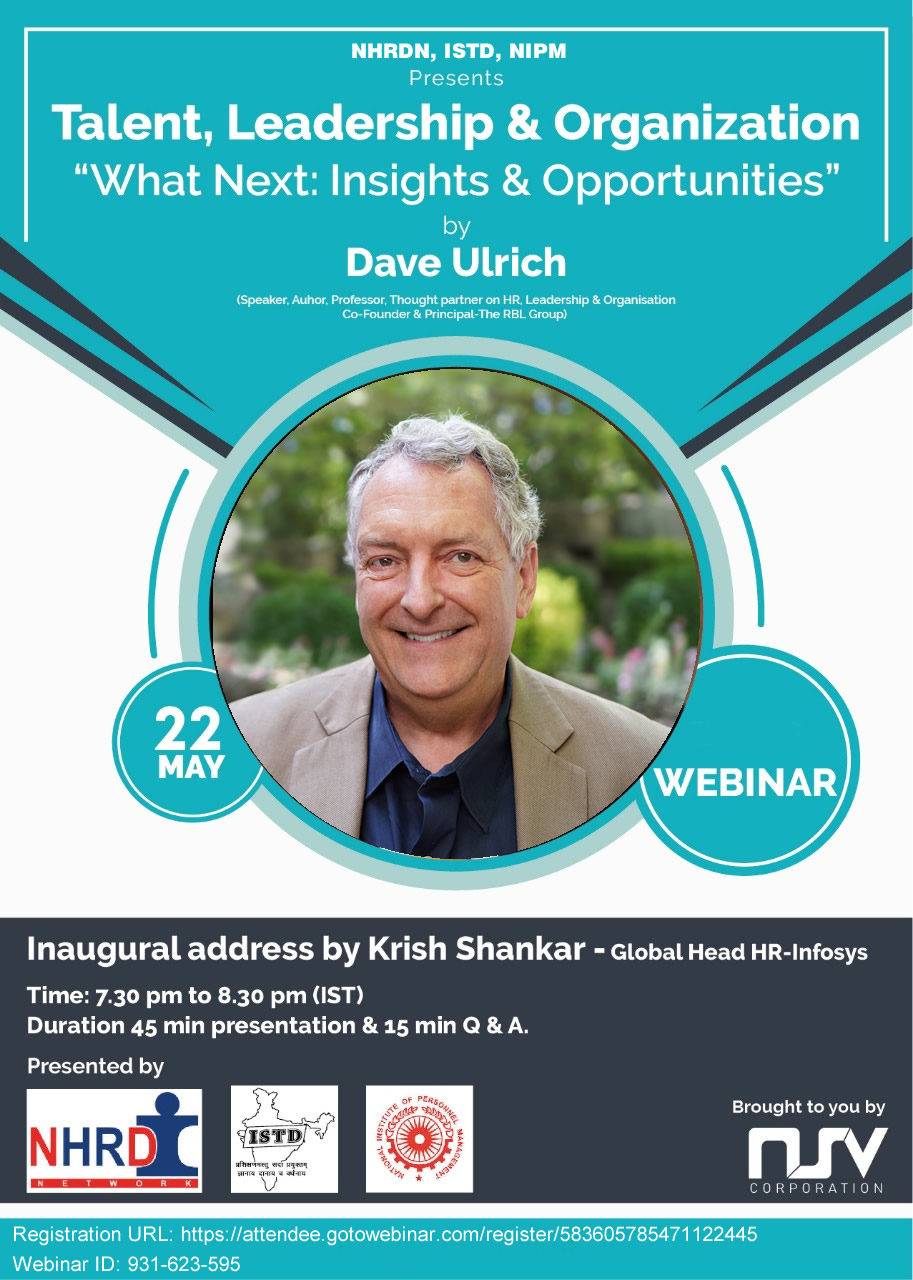 Talent, Leadership & Organization - Webinar by Dave Ulrich